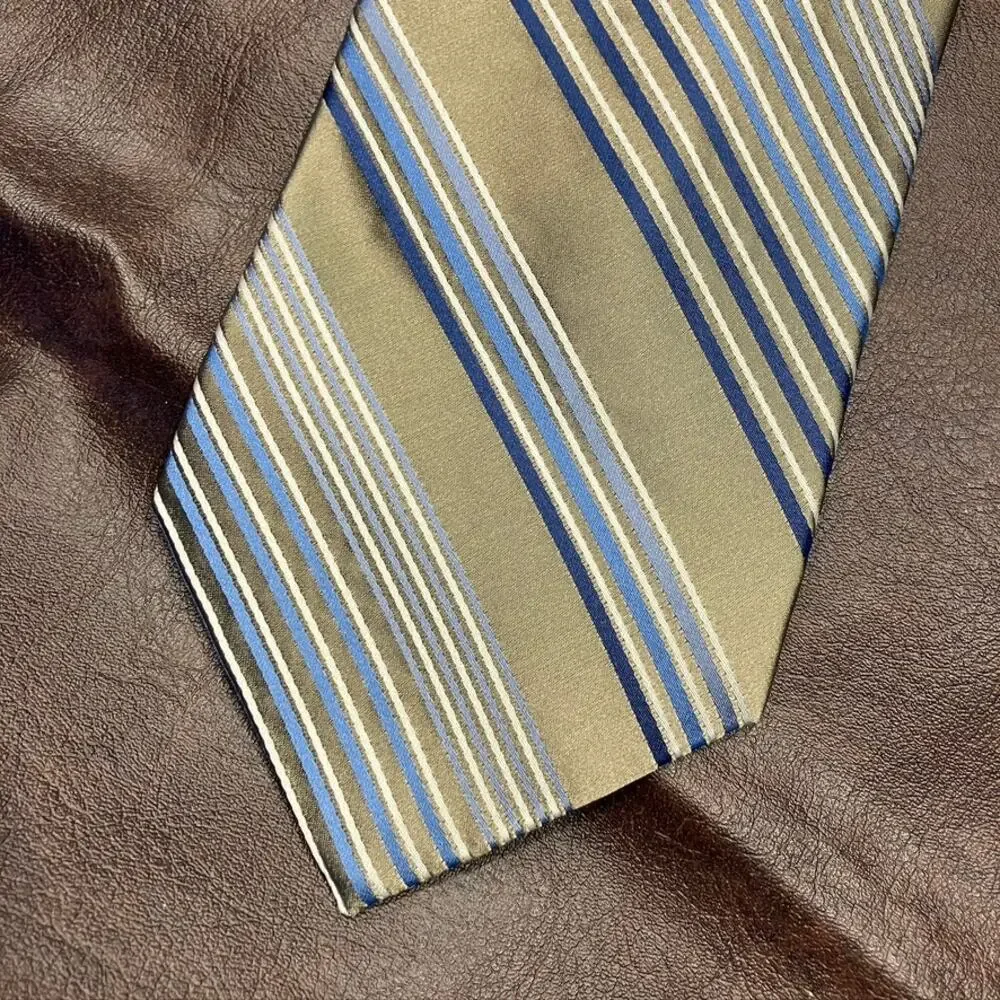 Paul Dione 100%‎ Silk striped Tie Men's classic